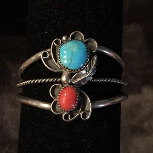 Vintage Sterling silver  Native American Bracelet